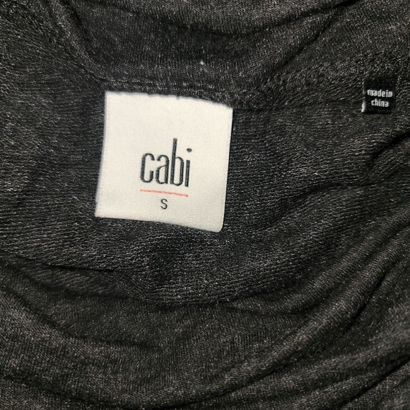 CAbi Recess Topper Size S Charcoal Gray - Picture 4 of 10